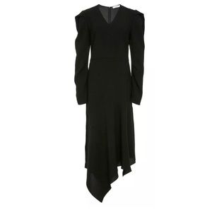 NWT Yeon brand black asymmetric dress $1795